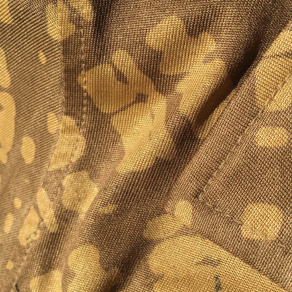 Soft Thin Patterned Button Neck Shirt - image 5